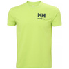 T-shirt męski Helly Hansen lime 79309-420 - M