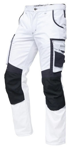 Spodnie Precision Puma Workwear 30-1170 white - 48