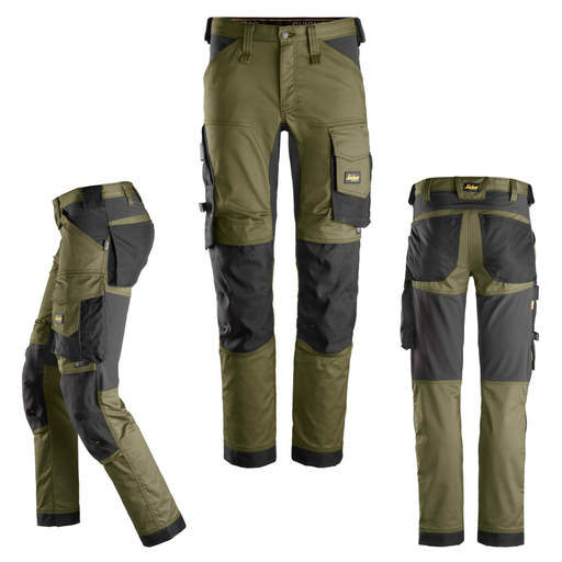 Spodnie robocze Snickers 6341-3104 khaki - 60