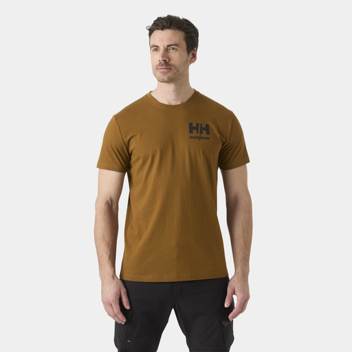 T-shirt męski Helly Hansen brown 79309-750 - XL