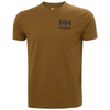 T-shirt męski Helly Hansen brown 79309-750 - XL
