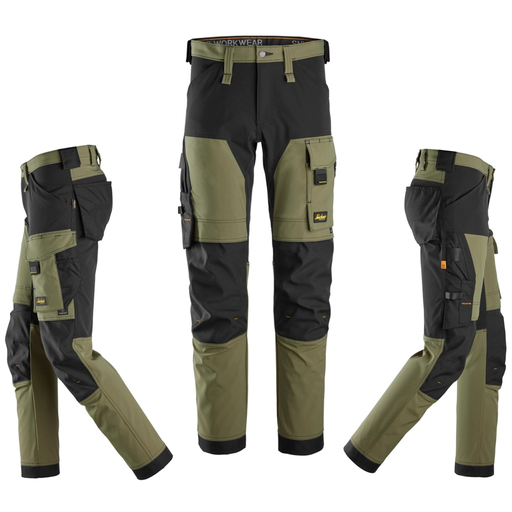 Spodnie robocze Snickers 6375-3104 khaki - 52