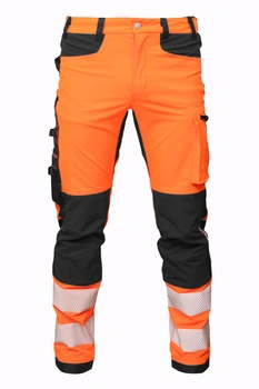 Spodnie robocze BoSafety Tension pomarańczowe - 54