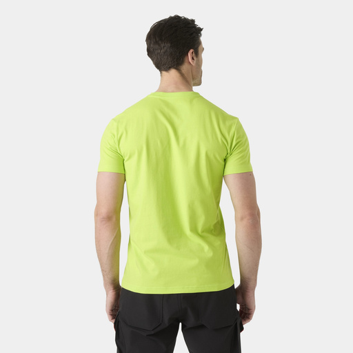 T-shirt męski Helly Hansen lime 79309-420 - XL